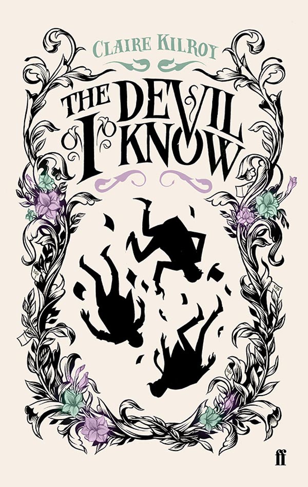 The Devil I Know - cover illustration and hand-lettering for Faber & Faber by Monaux