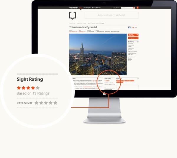 Viewfindr - Web Design by Hype & Slippers