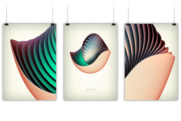 Nautilus - Digital Art by Črtomir Just