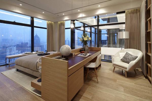 Bedroom of the House of the Tree by Kokaistudios