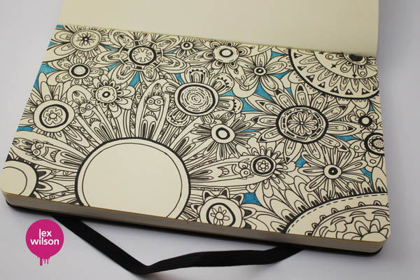 Floral Patterns - Moleskine Illustration by Lex Wilson