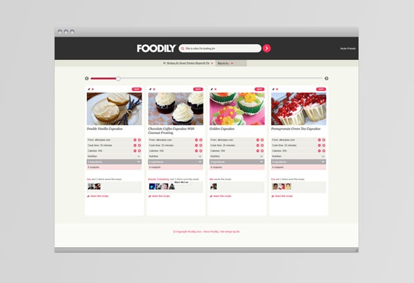 Foodily Website Design by Six