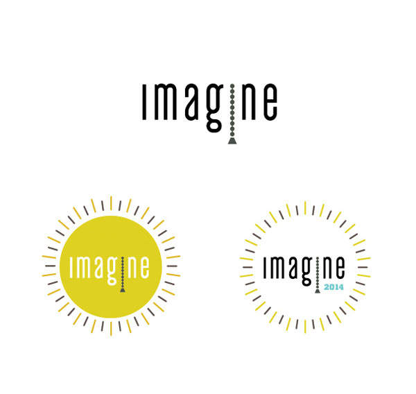 Imagine Logo Design Concepts by Dustin Wallace
