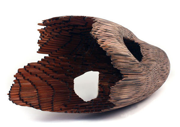 Implement 5 Pencil Sculpture by Jessica Drenk