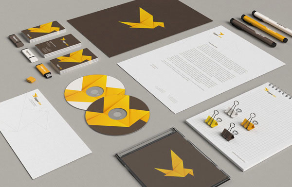 Lingua Viva - Language School Stationery Identity Concept by Necon