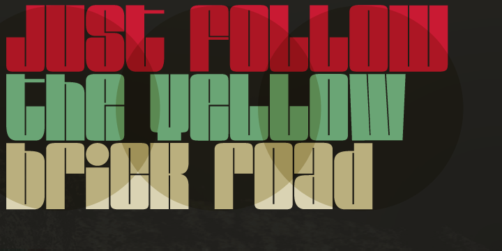 Loudine retro display font