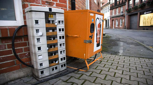 Miniature Apartment Buildings - Street Art by Evol