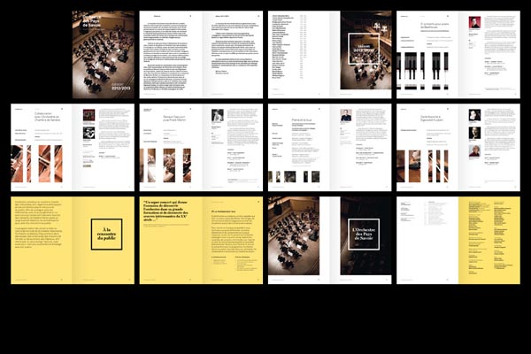Orchestre des Pays de Savoie - Visual Communication by Catalogue Studio
