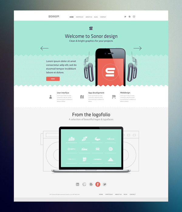 Sonor Website - Web Design by Cosmin Capitanu Sonor Website - Web Design by Cosmin Capitanu