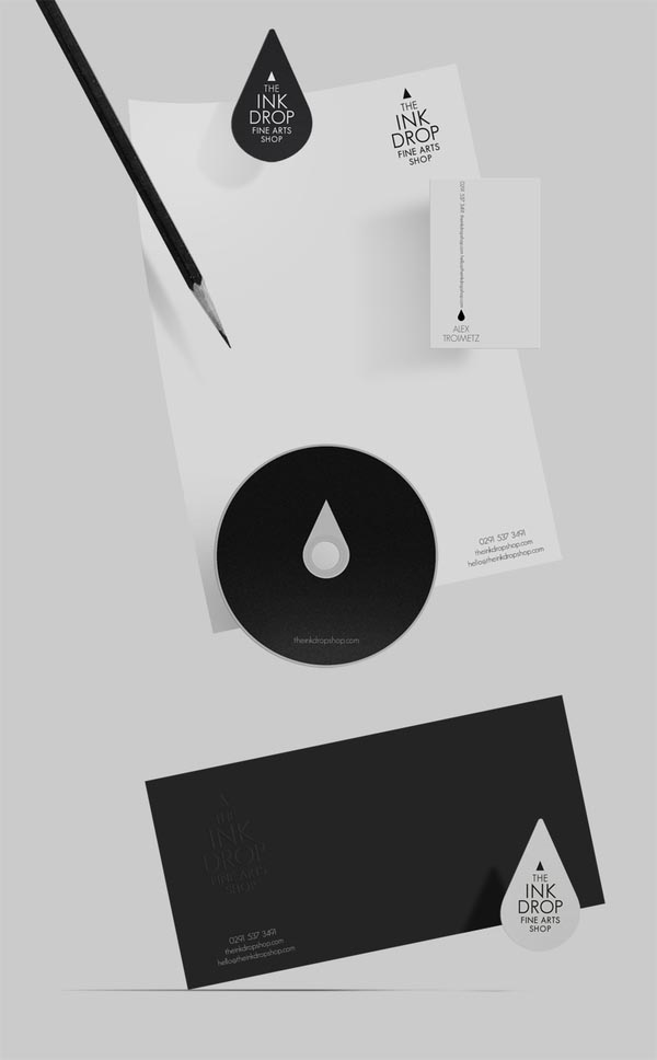 The Ink Drop - Brand Identity by Timur Salikhov