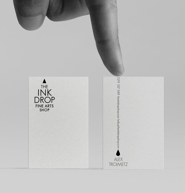 The Ink Drop - Business Cards by Timur Salikhov