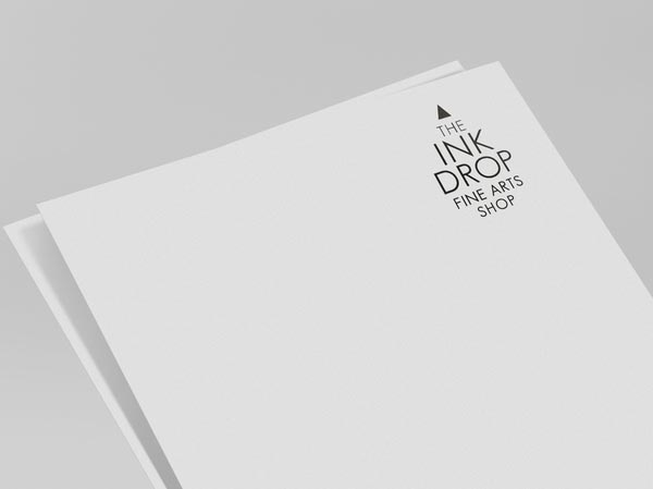 The Ink Drop - Logo and Stationery Design by Timur Salikhov