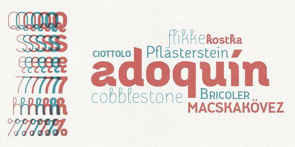 Adoquin typeface