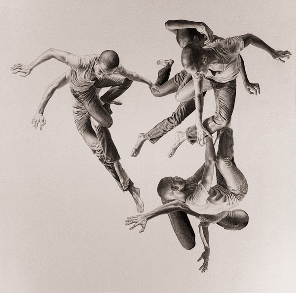 Birdman - Drawing by Leah Yerpe