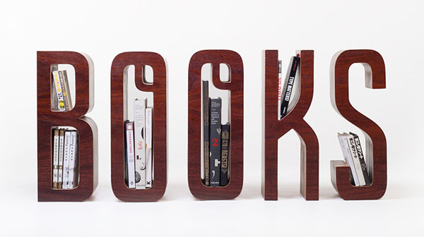 Books Shelf Full Front