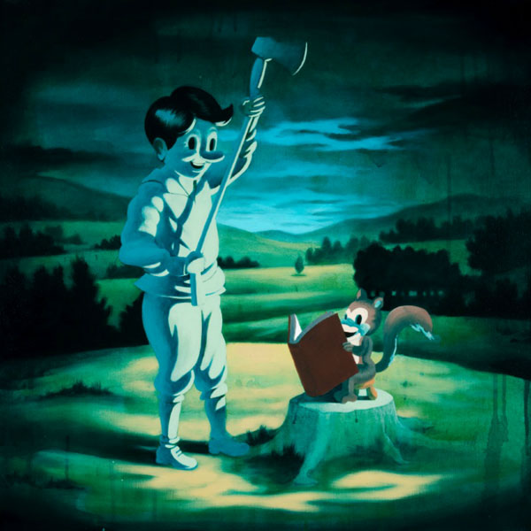 Can't Get It Out Of My Head - acrylic on canvas painting by Victor Castillo