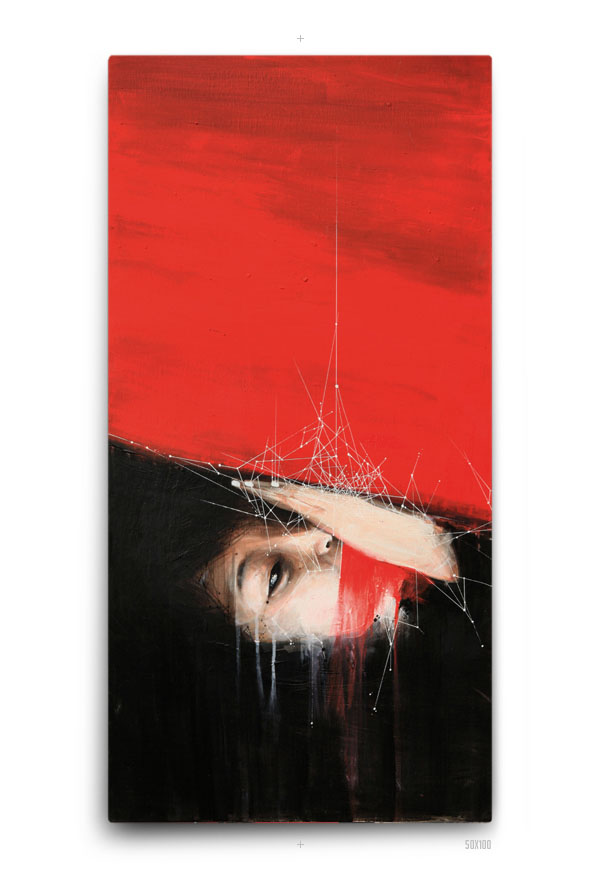 DARK and RED III acrylics on canvas by DZO Olivier DARK and RED III acrylics on canvas by DZO Olivier