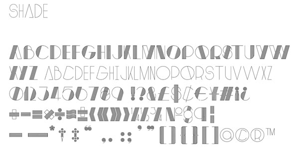 Decode Shade - Retro Styled Font
