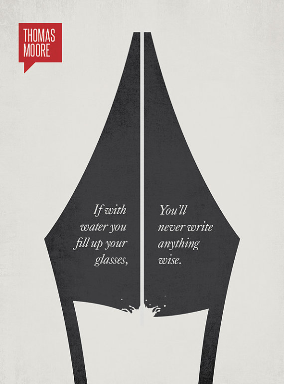 DesignDifferent Illustration - Quotation by Thomas Moore