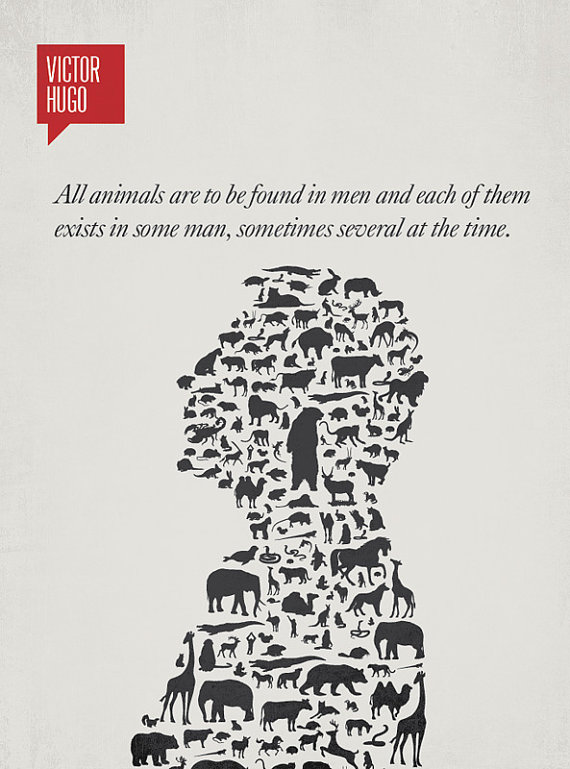 DesignDifferent Illustration - Quotation by Victor Hugo