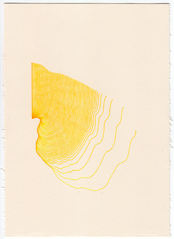 Diary Fragments - drawing by Mario Kolaric
