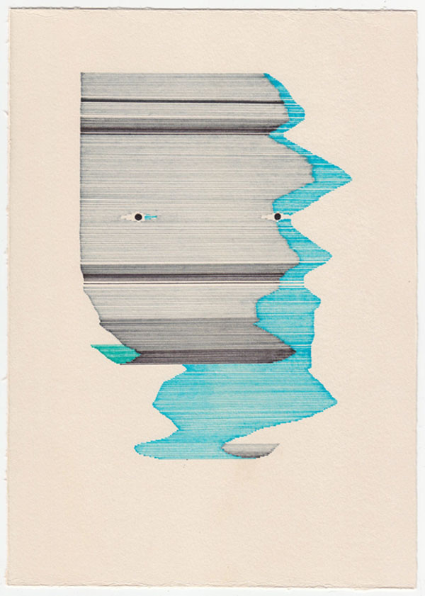 Diary Fragments - drawing by Mario Kolaric