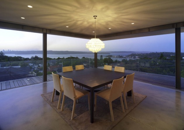 Dining Room of the Vaucluse House in Sydney, Australia by MPR Design Group