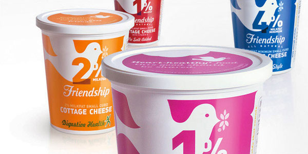 Friendship Dairies Package Design by Partners and Napier