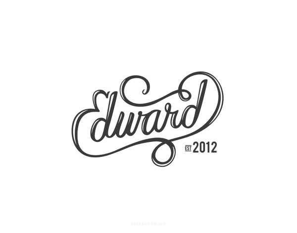Handwritten Logotype by Brendan Prince