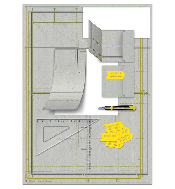 Matjaž Čuk Visual Identity - cut out paper