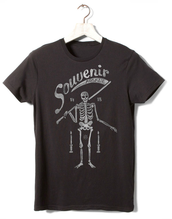 T-Shirt Illustration for FILS DE FER - Souvenir 14 18
