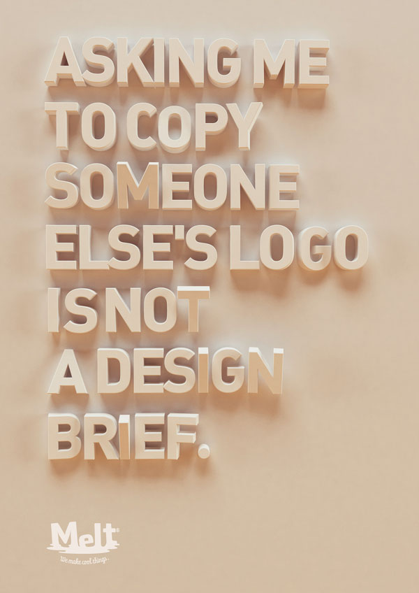 The Rules - 3D Typography by Melt The Rules - 3D Typography by Melt
