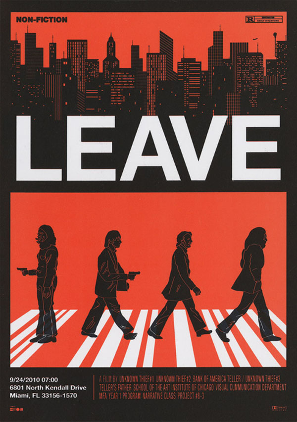 Three Robbers Poster Series by Beomyoung Sohn