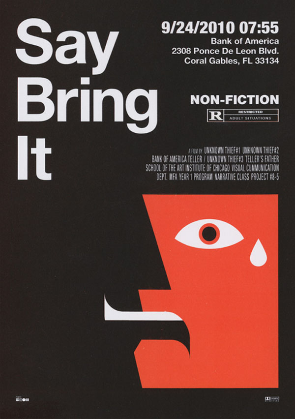 Three Robbers Poster Series by Beomyoung Sohn