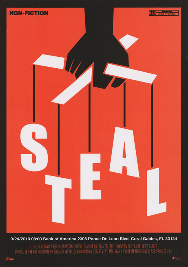 Three Robbers Poster Series by Beomyoung Sohn