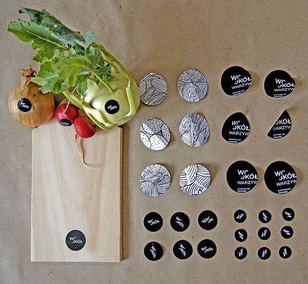 WOKÓŁ WARZYW identity and packaging graduation project by Martyna Wędzicka