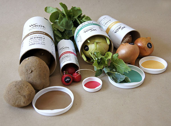 WOKÓŁ WARZYW identity and packaging graduation project by Martyna Wędzicka