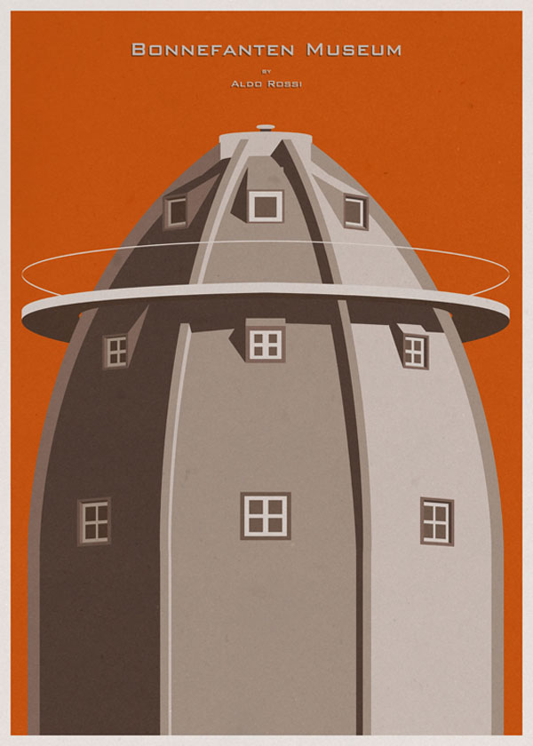 ARCHITECTURE - Holland - Bonnefanten Museum - Poster Illustration by André Chiote ARCHITECTURE - Holland - Bonnefanten Museum - Poster Illustration by André Chiote
