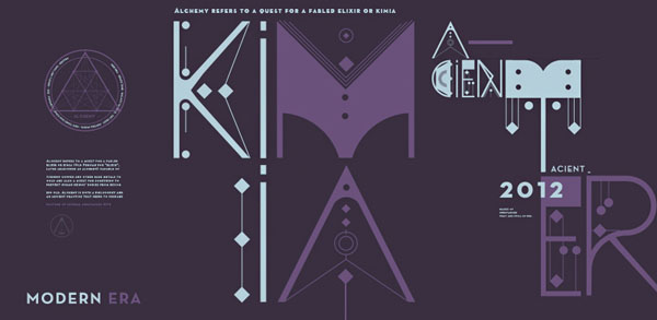 Alquimia Typeface by Luis Torres and Diego Rodriguez