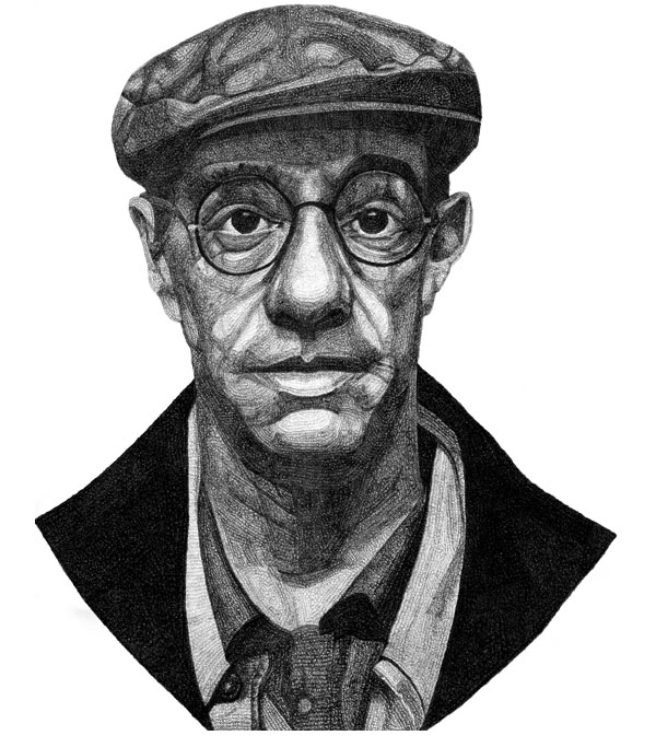 Derek Jarman - Drawing by Jacob Everett