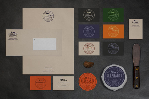 Elephants in the Kitchen - Brand Identity by Bluerock Design