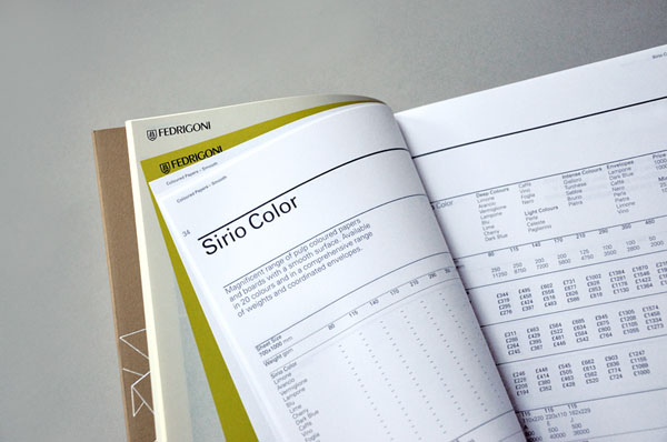 Fedrigoni Product Guide New - Graphic Design by Design LSC