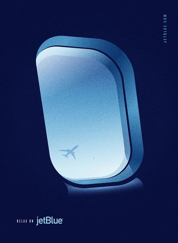 jetBlue Illustration by Lab Partners for Goodby, Silverstein and Partners