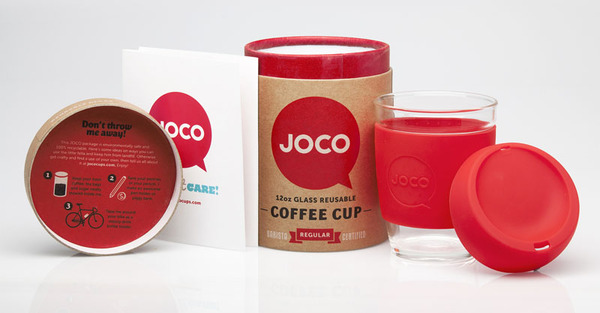 Joco glass coffee cup packaging by Jimmy Gleeson Joco glass coffee cup packaging by Jimmy Gleeson