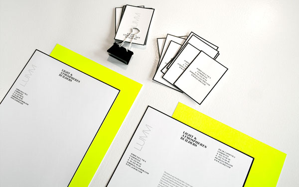 Lumm - Stationery Design by Ariadna Vilalta Lumm - Stationery Design by Ariadna Vilalta