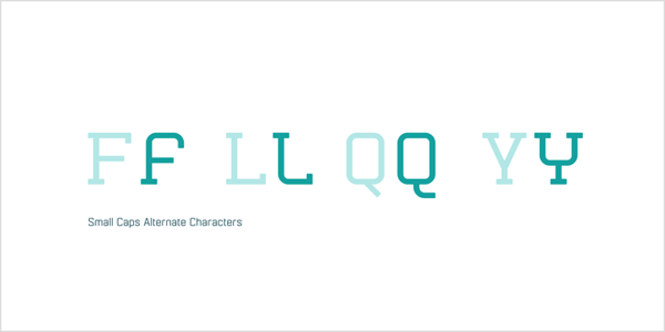 Mensura Slab - Small Caps Alternate Characters