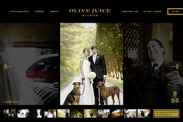 Olive Juice Studios Website Design by Eight Hour Day