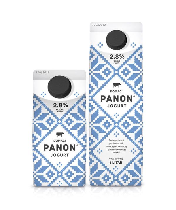 PANON Dairy Identity and Packaging Design by Peter Gregson Studio