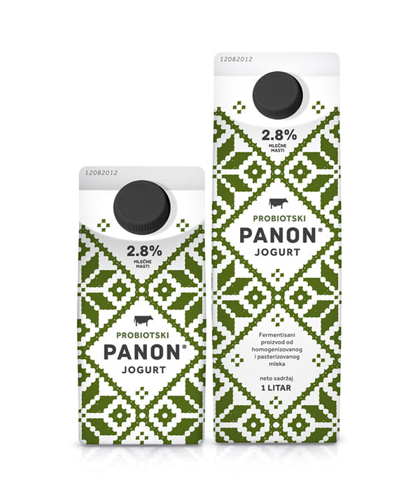 PANON Dairy Identity and Packaging Design by Peter Gregson Studio