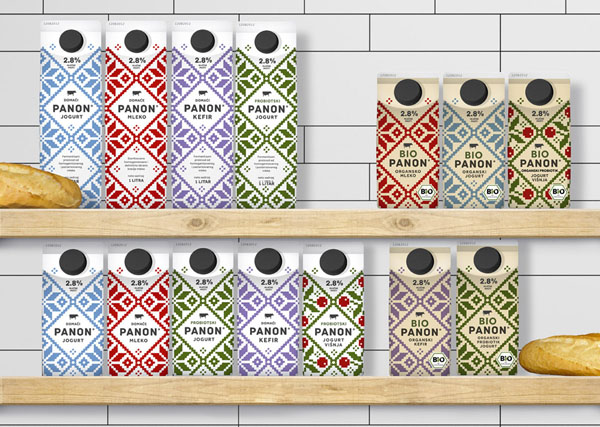 PANON Dairy Identity and Packaging Design by Peter Gregson Studio
